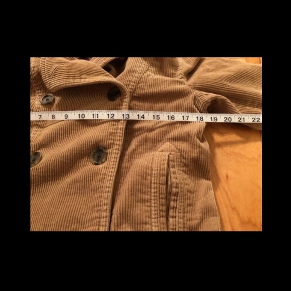 GAP Brown Corduroy Peacoat - Picture 5 of 8